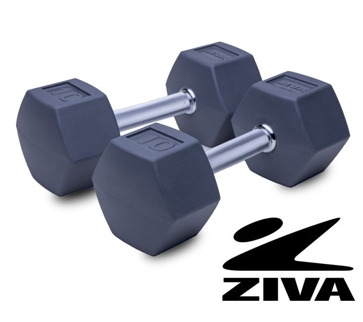 דאמבלים משושים ProFT אפור ZIVA ProFT